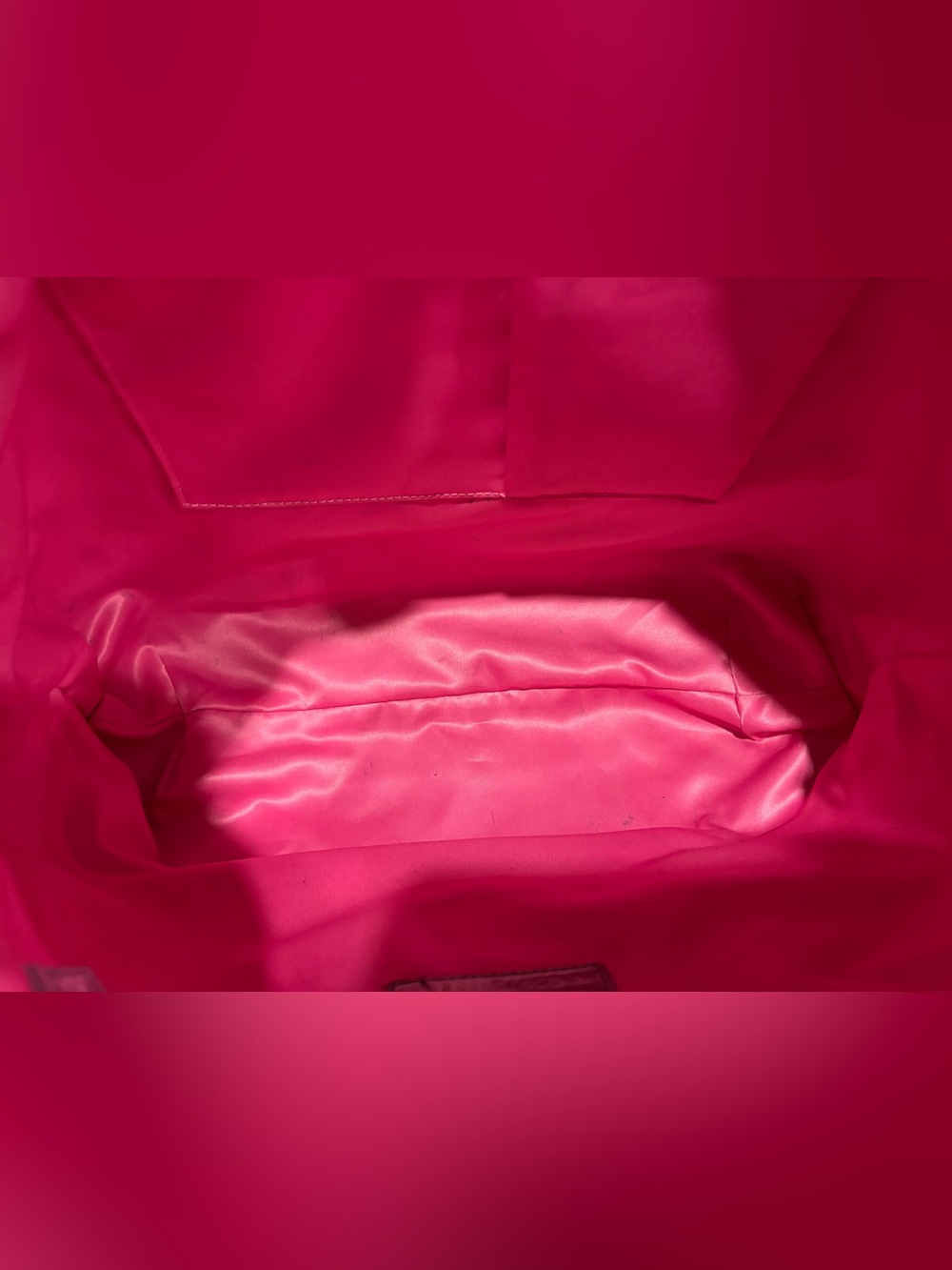 Coach Poppy Patent Leather Tote Bag Style 13836 Purple Pink Gold Hardware - Picture 14 of 16